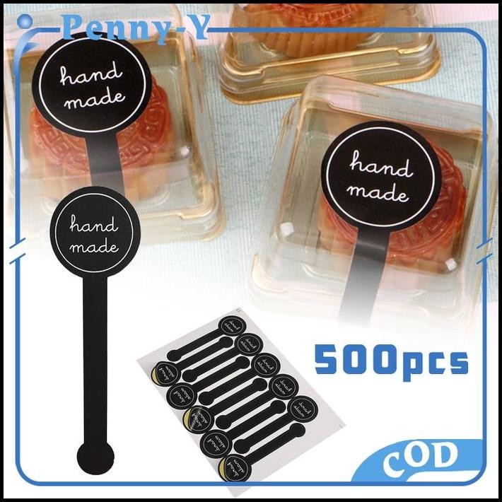 

500pcs Stiker Segel Label Handmade Stiker Hand Made Stiker Kemasan
