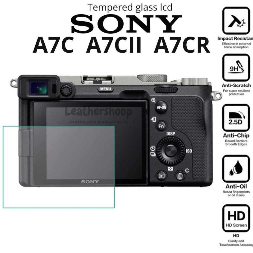 Tempered Glass LCD SONY A7C A7CII A7CR Screen Guard Protector Nugi