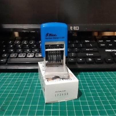 

Stempel Angka 6 Digit Nomor Number Tinggi Angka 3mm Shiny S309 S-309 S 309 Nugi