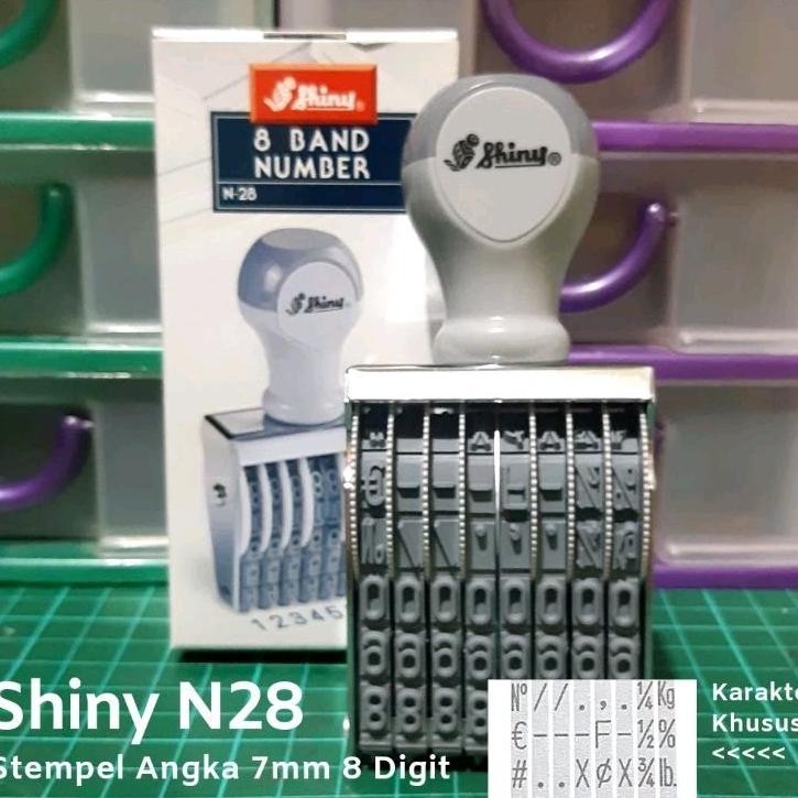 

Stempel Manual Angka 8 Digit 7mm 9mm Shiny N28 N18 / N-18 N-28 Nugi