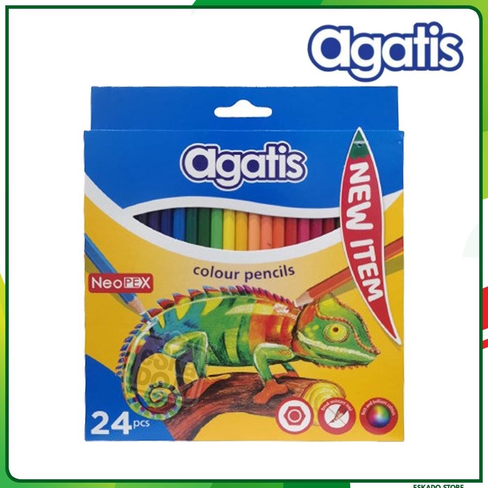 

Pensil Gambar AGATIS Neopex Hexagonal 24 Warna Colour Pencils Nugi