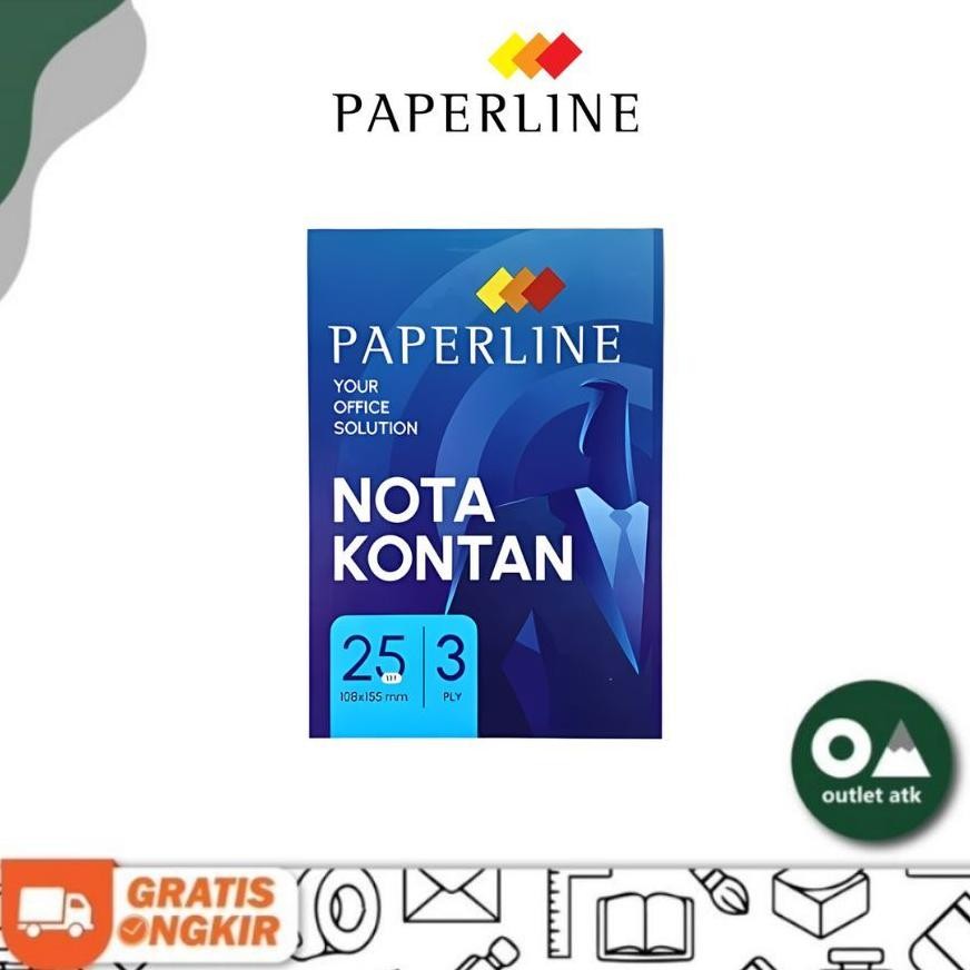 

Nota Kontan Kecil 3 Ply Paperline isi 10 Buku per Pack Nugi