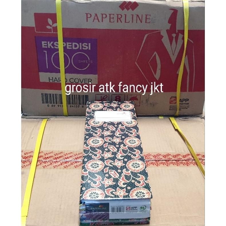 

( 5 Buku ) Buku Hard Cover Expedisi / Ekpedisi Paperline PPL 100 Lembar ( 31 x 10.5 Cm ) Hardcover Nugi