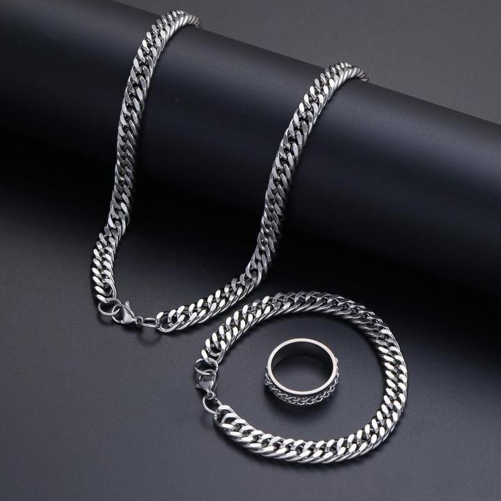 th-23 iQ45 TERBARU- Beli kalung dan gelang Gratis Cincin Titanium Spider Rantai Baja /Kalung rantai 