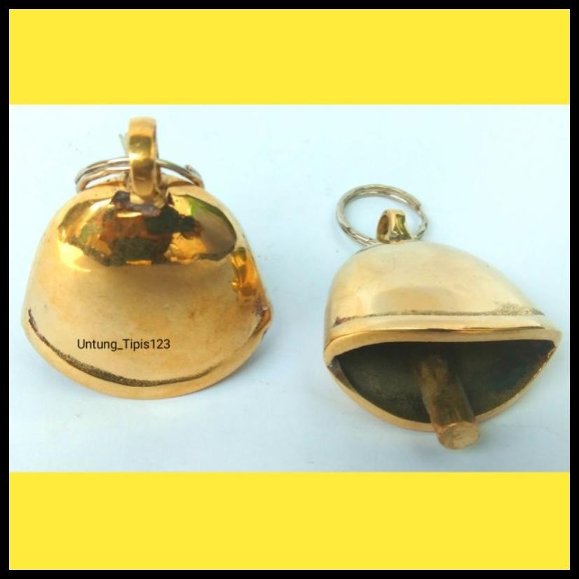 KELONTONGAN MINI LONCENG SAPI GOWOK KUNINGAN KLONTONGAN SAPI SUARA NYARING