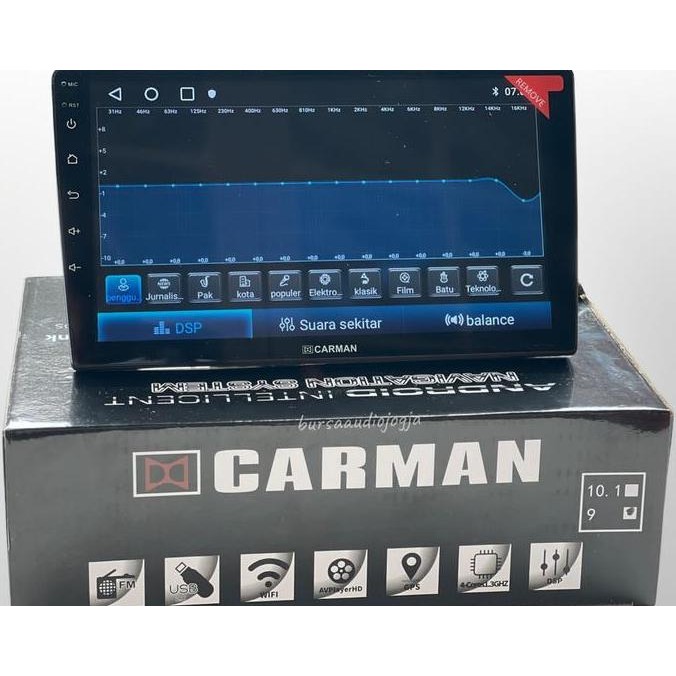 Head Unit Android Carman 9 Inch RAM 2/32GB