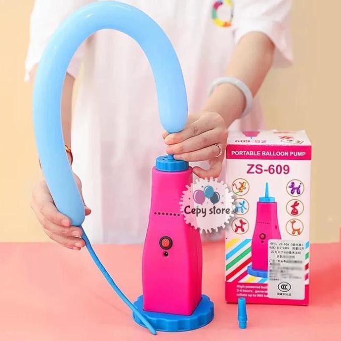 TERMURAH - Pompa Balon Elektrik / Pompa Balon Pentil / Pump Balloons Twist