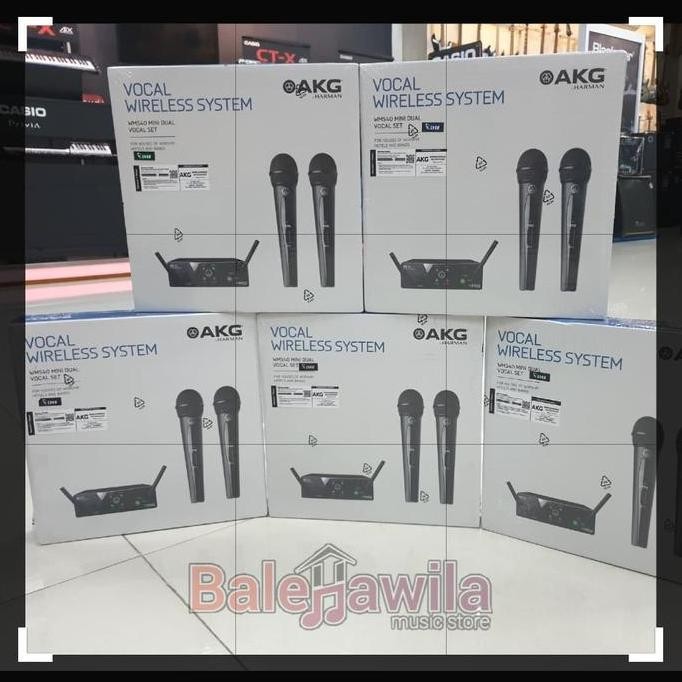 Microphone Mic Wireless Akg Wms40 Wms 40 Pro 2 Isi 2 Mic Original