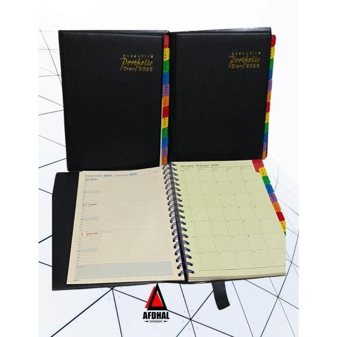 

Tersedia Buku Agenda Executive 2025 Fortfolio Diary - Agenda Kerja Kantor Kulit