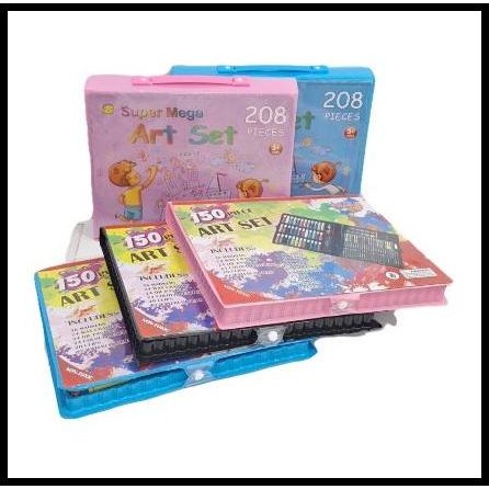 

[capt] Perlengkapan Sekolah Set Crayon Melukis & Mewarnai Cocok Untuk Kado Hadiah - Super Mega Art Set Crayon Toys