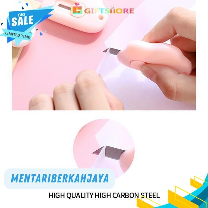

CUTTER MINI LUCU UNTUK PARCEL / KANTOR / SEKOLAH FASHION SIMPLE MURAH GS BY MENTARI BERKAH JAYA