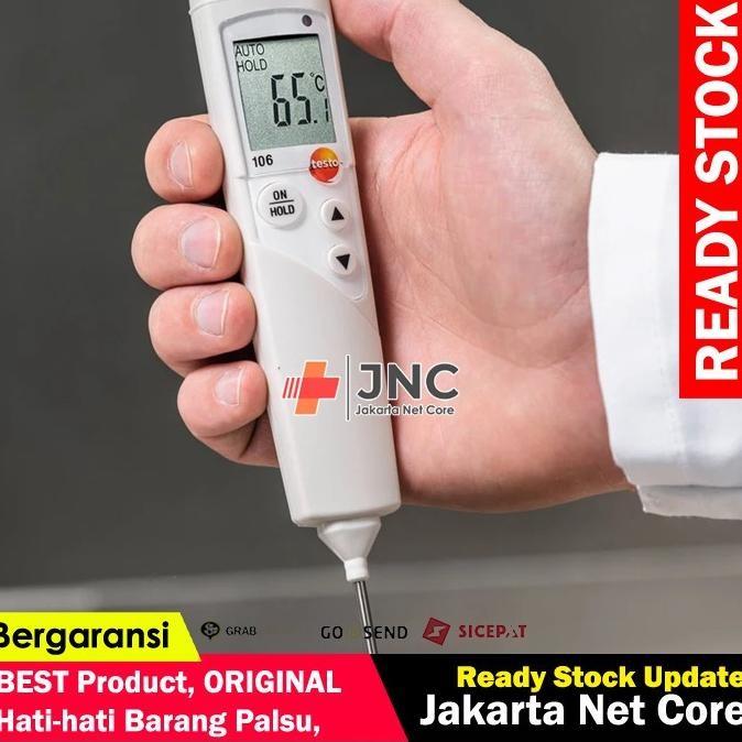 New // Original Testo 106 Set Food Core Thermometer With Top Safe // 100% Original