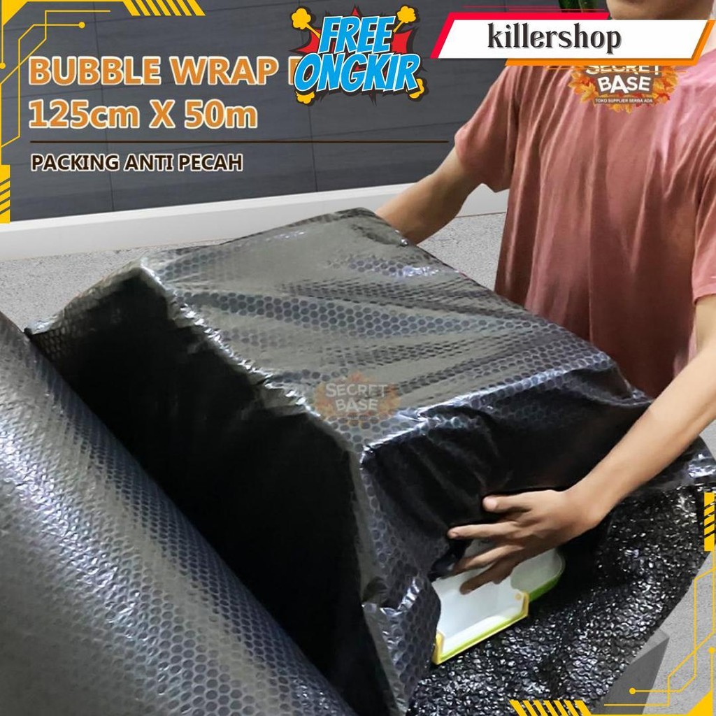

(Gratis Ongkir) Bubble Wrap Rol 125Cm X 50M - Bubblewrap Packing Tebal Kuat Murah Berkualitas Bisa Cod