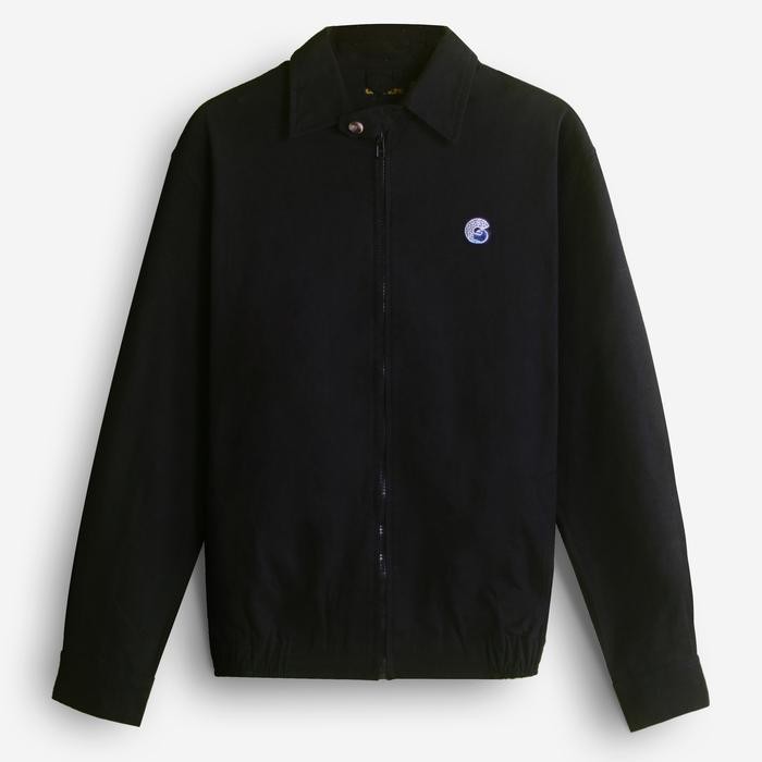 SO Guten Inc - Jaket Trucker Pria Fraser Black Harrington Jacket Twill