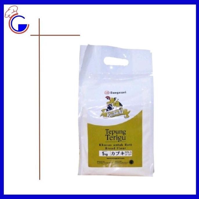 

Stok Baru Tepung Terigu Kabuki Gold 1Kg Baking