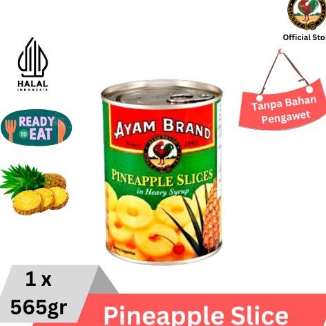 

NO_MORE Ayam Brand - Pineapple Slice Nanas 565gr