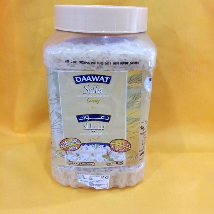 

_^_^_^] Basmati Rice Daawat Creamy Sella jar 1kg