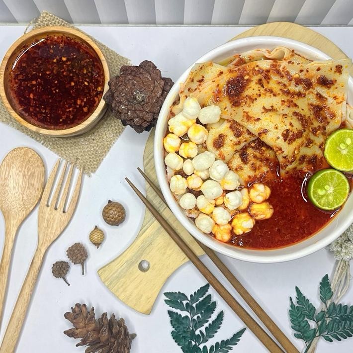 

Wonton Chili Oil Pangsit Rebus Kuah Chili Oil Pangsit Ayam Isi 5 Chinese Chili Oil Halal