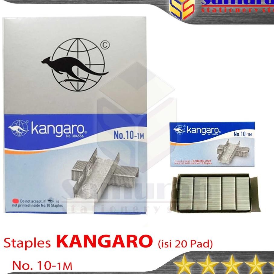 

Isi Staples Kangaro No. 10 M Refill Stapler No 10 M Isi Stepler Hekter Kecil Kanggaro No 10M
