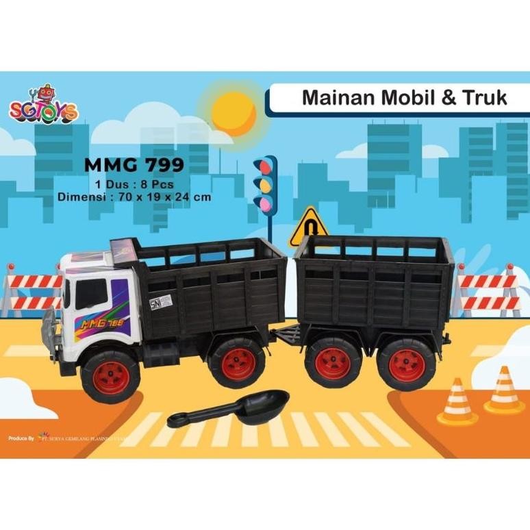 Un04 Obral Murah.... Mainan Mobil Anak2 Truk Gandeng Super Jumbo