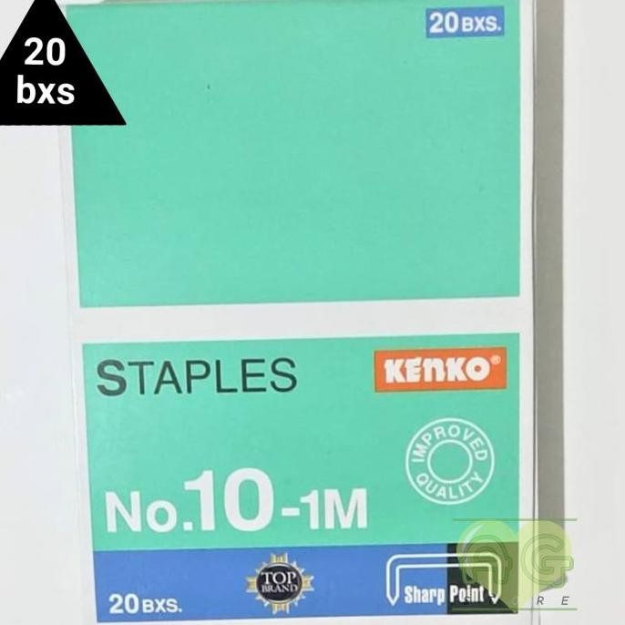 

Isi Staples Kenko No 10 20 Kotak Steples Stapler Stepler