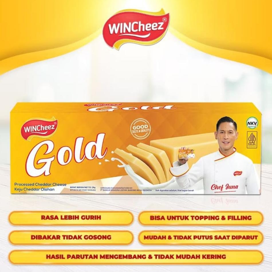 

Keju Cheddar Wincheeze Goldplatinumkeju Olahan 2 Kg