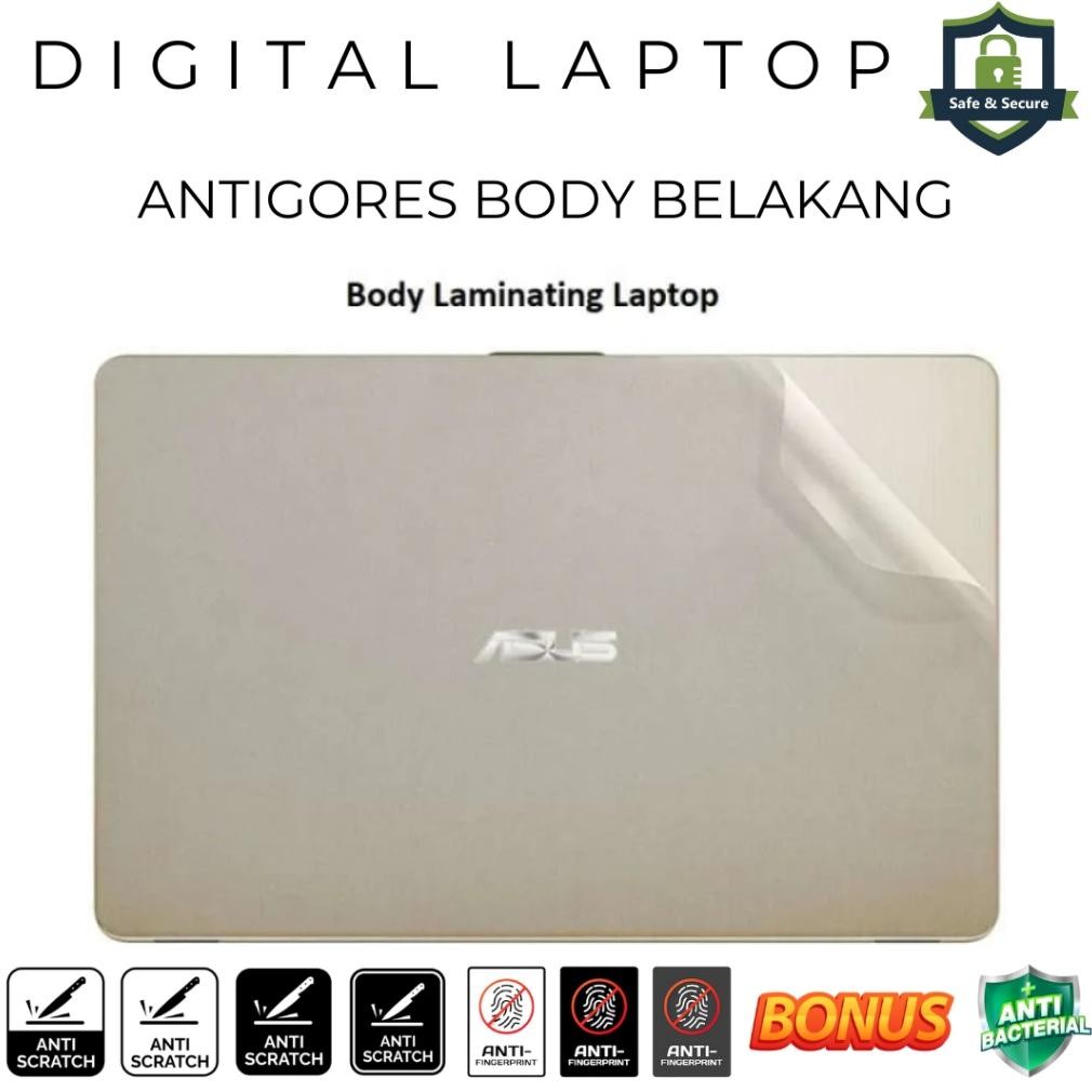 DF322>> BUNDLING LAMINATING ANTIGORES BODY LAPTOP TRANSPARANT