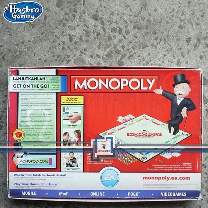 Monopoly Classic INDONESIA Hasbro Gaming ORIGINAL Monopoli Board Game