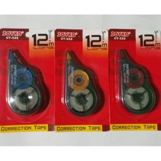 

Corecction Tape Joyko Ct522 Tip Ex Kertas