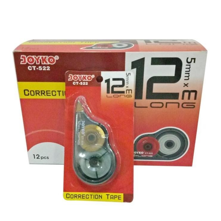 

Lusin Tipex Correction Pen Tape Kertas Joyko Ct522 Ct522P