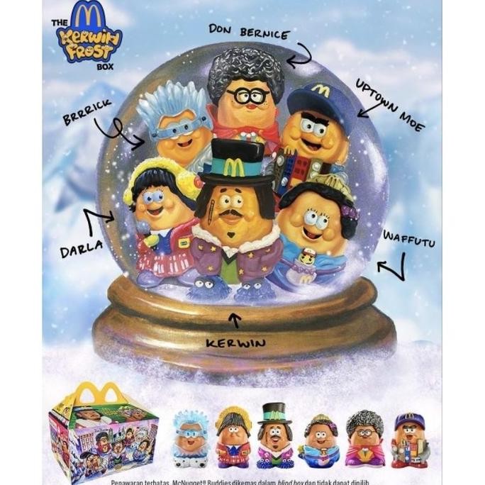 MCDI TOYS KERWIN FROST MCD MCNUGGET BUDDIES MCDONALDS WAFFUTU CARD