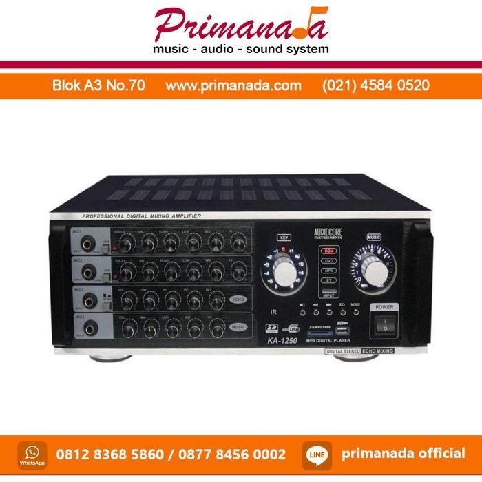 Audiocore KA-1250 / KA1250 / KA 1250 Karaoke Power Mixer Amplifier
