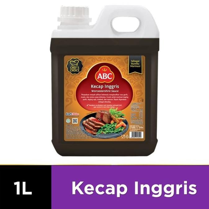 

Promo ABC Worcestershire Sauce 1L - Kecap Inggris Jerigen 1 Liter