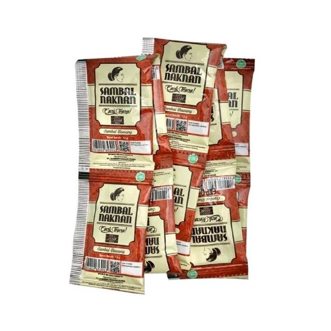 

Promo Sambal Bawang Naknan Sachet 50pcs - Sambal Pedas Level 3 Praktis Ekonomis