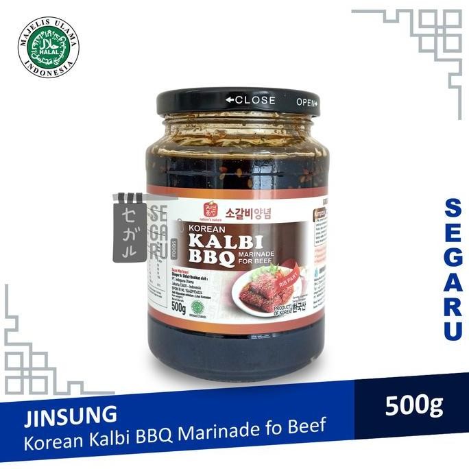 

Promo JINSUNG Korean Kalbi BBQ Sauce 500g - Saus BBQ Korea Halal Original