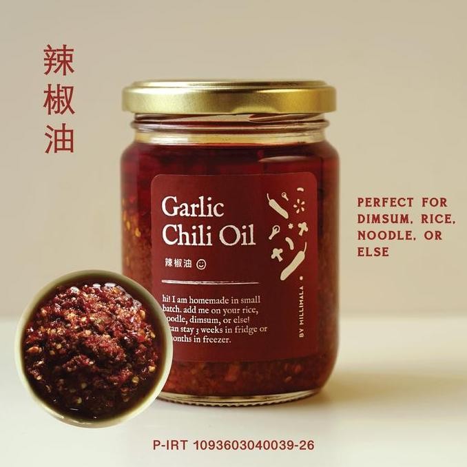 

Promo Garlic Chili Oil by Millimala - Minyak Cabe Bawang Pedas Aromatik