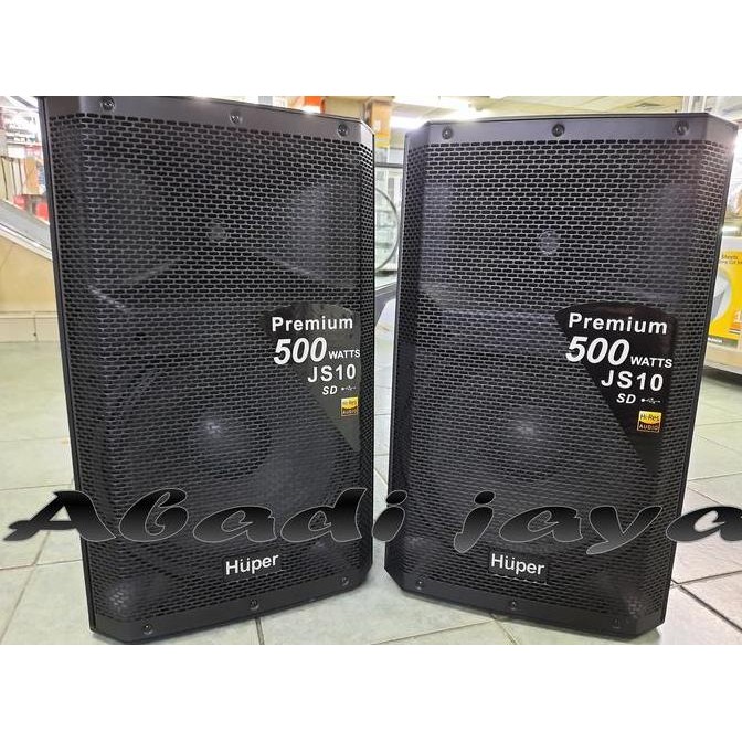 Speaker Aktif Huper Premium Js10 500Watt Huper Js 10 Original Kode 5521