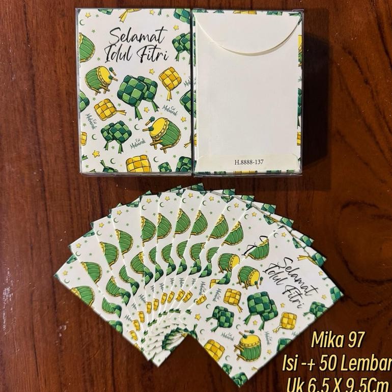

Original Amplop Lebaran Idul Fitri (Isi 50Pcs) Mika Viral Idul Fitri Cod