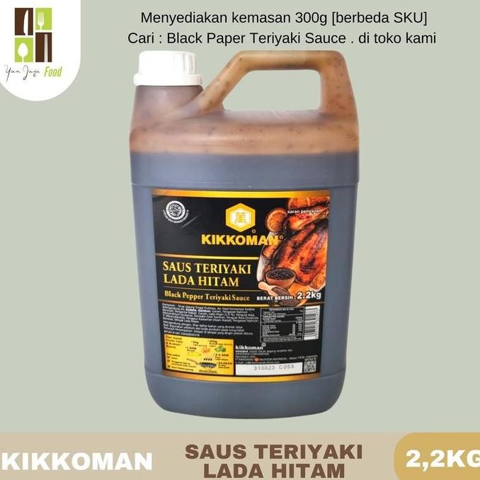 

Promo Kikkoman Saus Teriyaki Lada Hitam 2.2kg & 5.7kg Bulk Paket