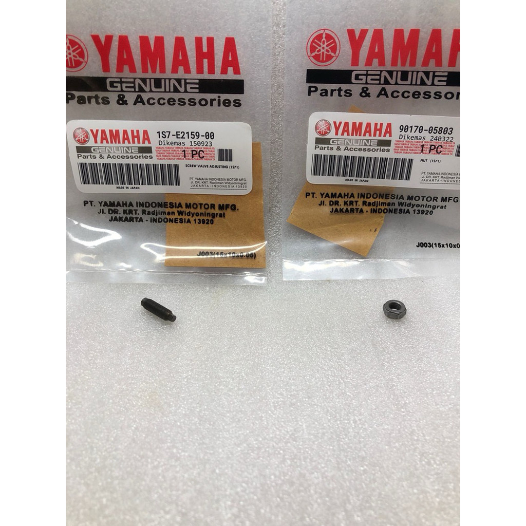 PROMO baut baud setelan stelan penyetel klep yamaha jupiter mx original YAMAHA GENUINE PARTS ✓ 1S7-E