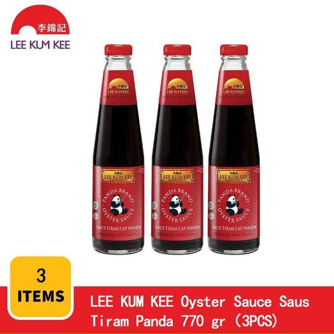 

Promo LEE KUM KEE Saus Tiram Cap Panda 770gr Isi 3pcs | Kemasan Ekonomis