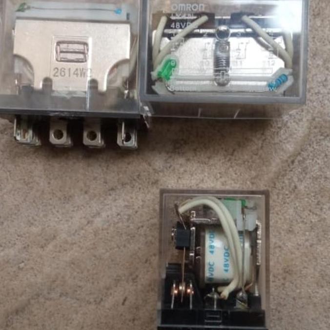 Relay Ly4N 48Vdc Omron New Stok