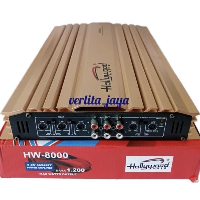 Power 4 chenel HOLLYWOOD HW.8000 mosfet berkualitas