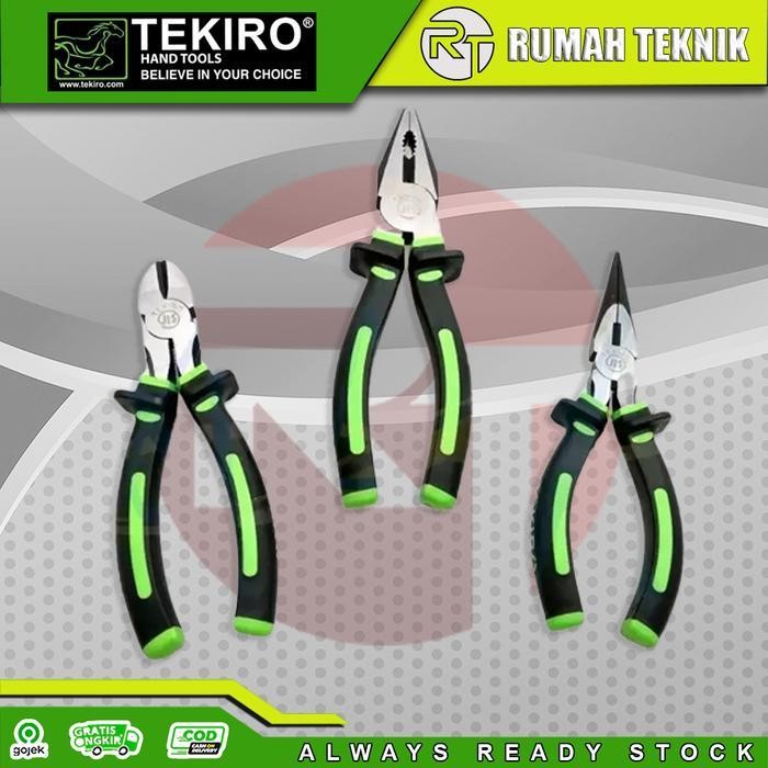 MPS TANG KOMBINASI TEKIRO 7" TANG LANCIP TEKIRO 6" TANG POTONG TEKIRO 6"