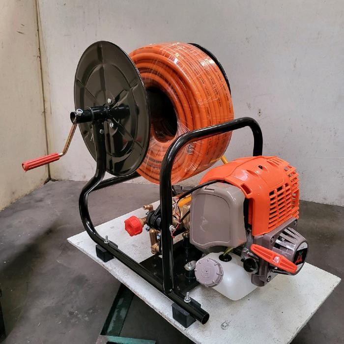 AS Mesin Semprot Hama Jinjing Lengkap Dengan Selang Panjang 50 Meter Tipe P898 HR Mesin 4Tak Yamamot