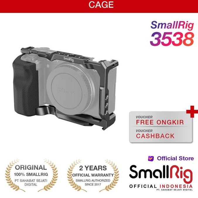 TERLARIS SmallRig Arca Swiss Protection Cage with Grip for Sony ZV E10 3538
