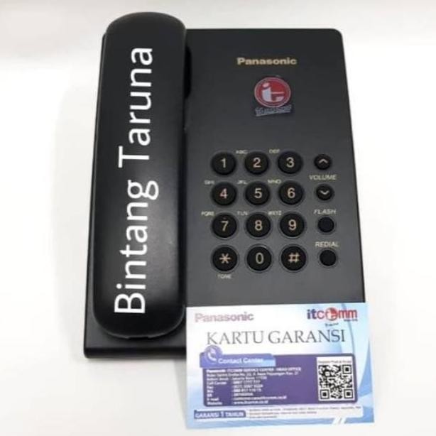 Telepon Kabel Panasonic KX-TS505MXB Telepon Panasonic TS505 (Hitam) aSt