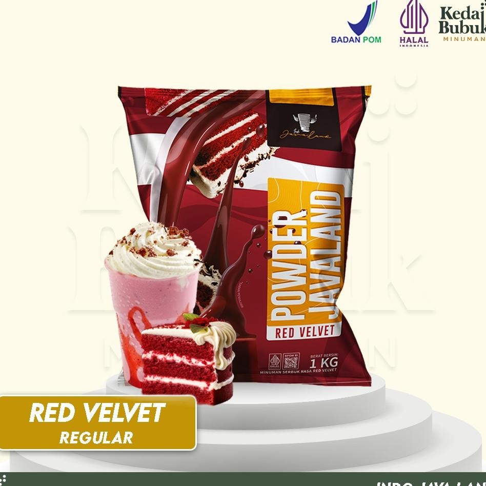 

Javaland Bubuk Minuman Rasa Red Veet 1Kg Regular Plain Powder Bubble Drink