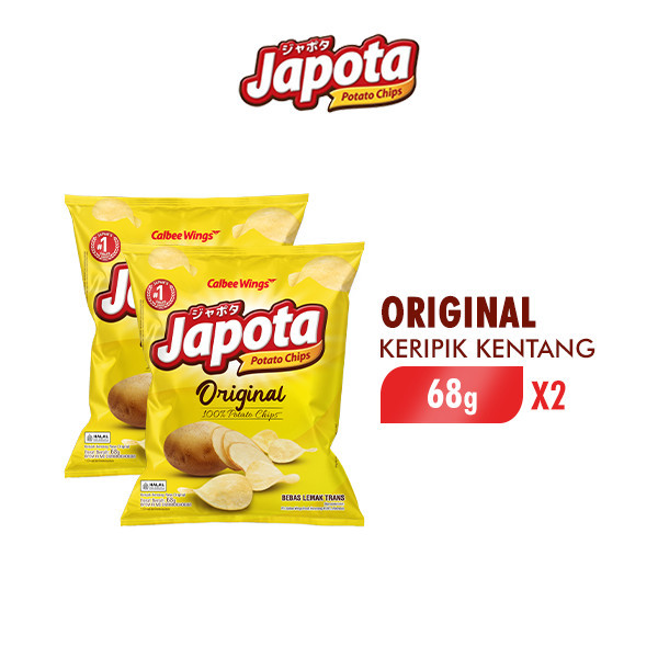 

Japota Keripik Kentang Original 68 gr x2