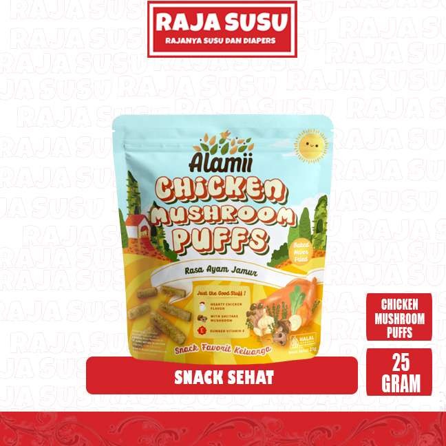 

ALAMII CHICKEN MUSHROOM PUFFS 25 GR - RAJA SUSU